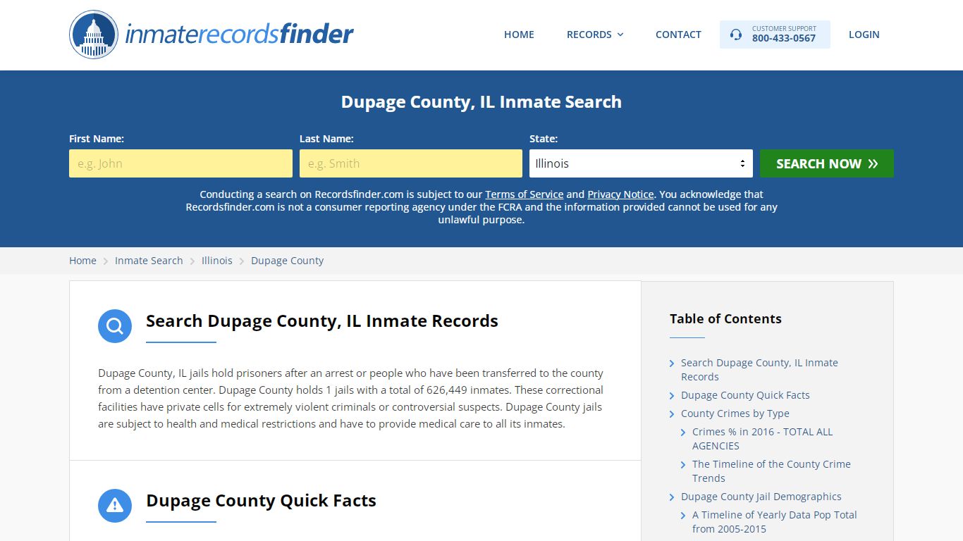 Dupage County, IL Inmate Lookup & Jail Records Online